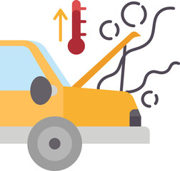 What makes a car go overheated in winter