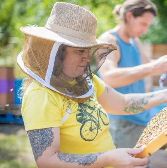 raw wildflower honey